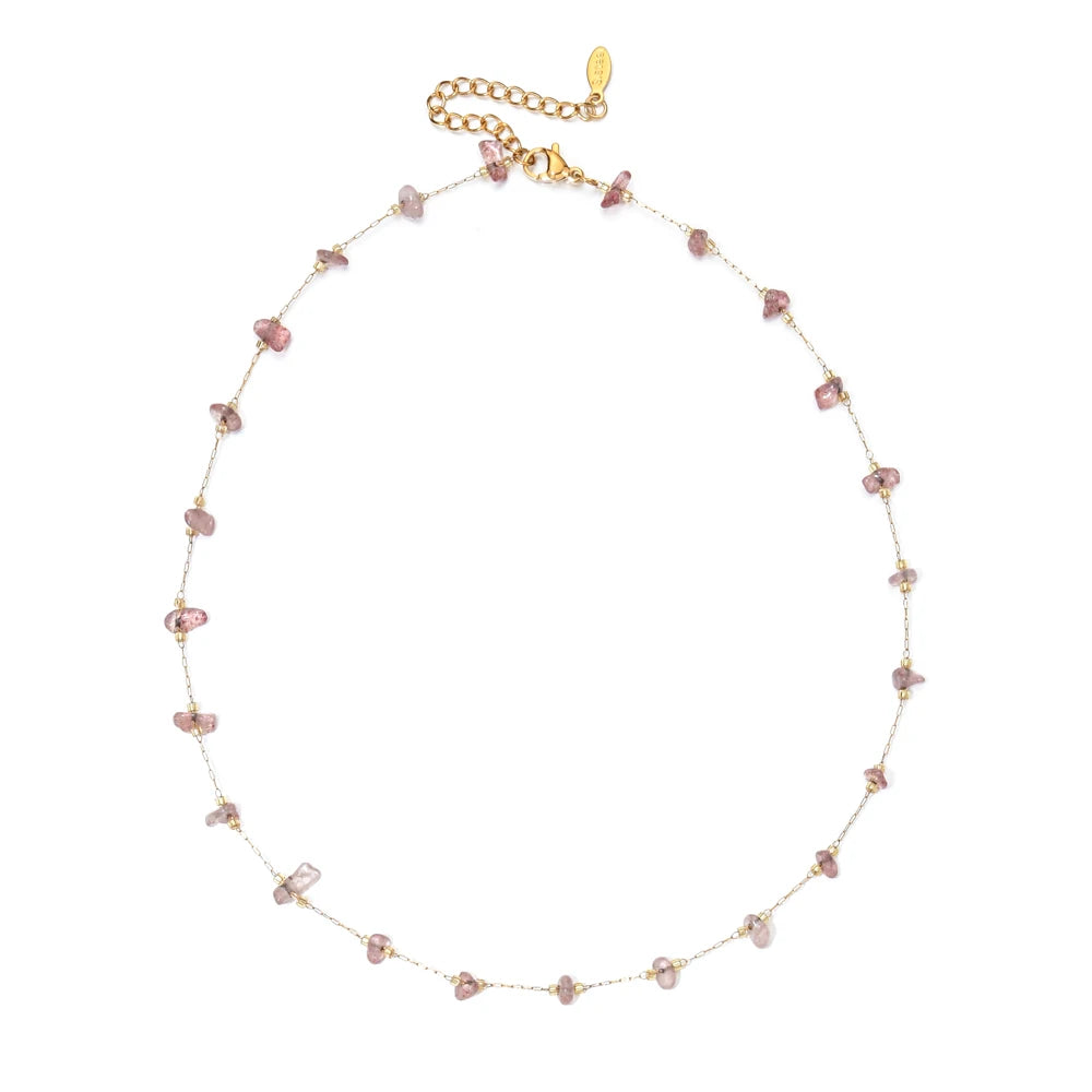 Gemstone necklace