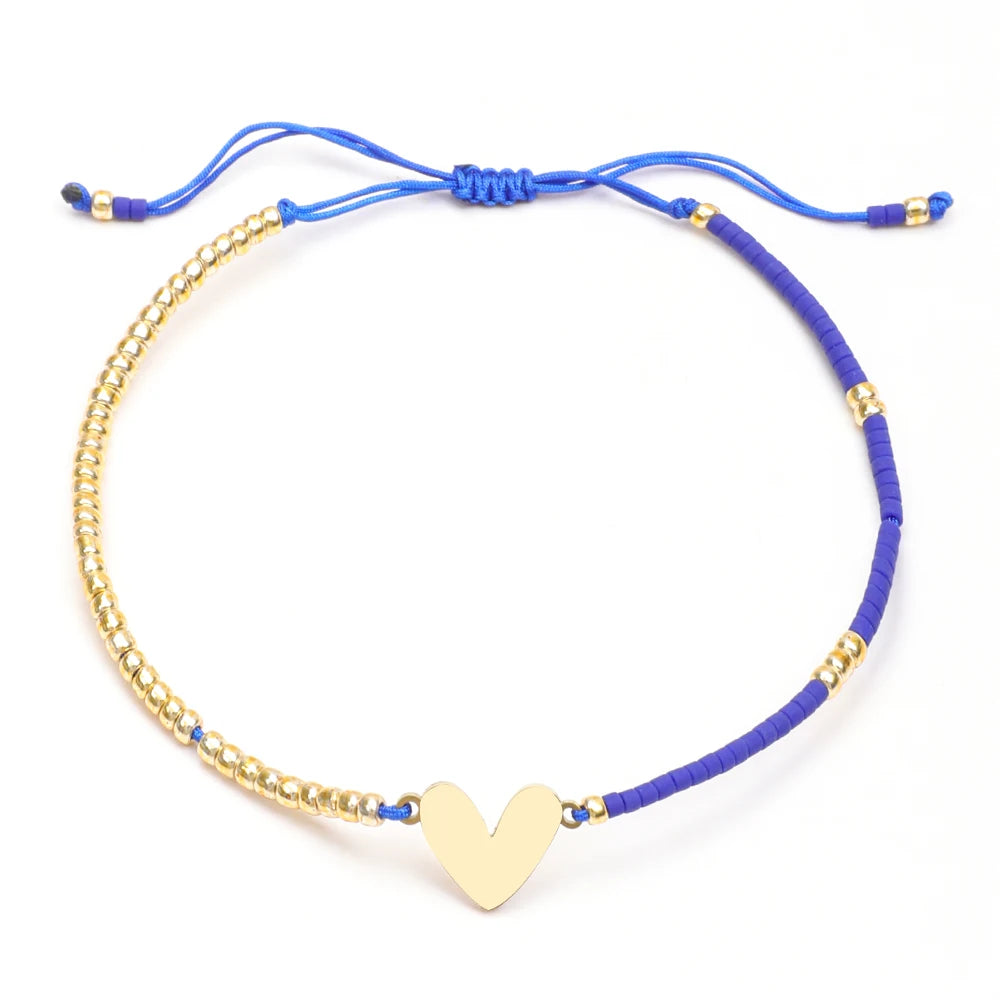 colored Sun Charm Bracelet