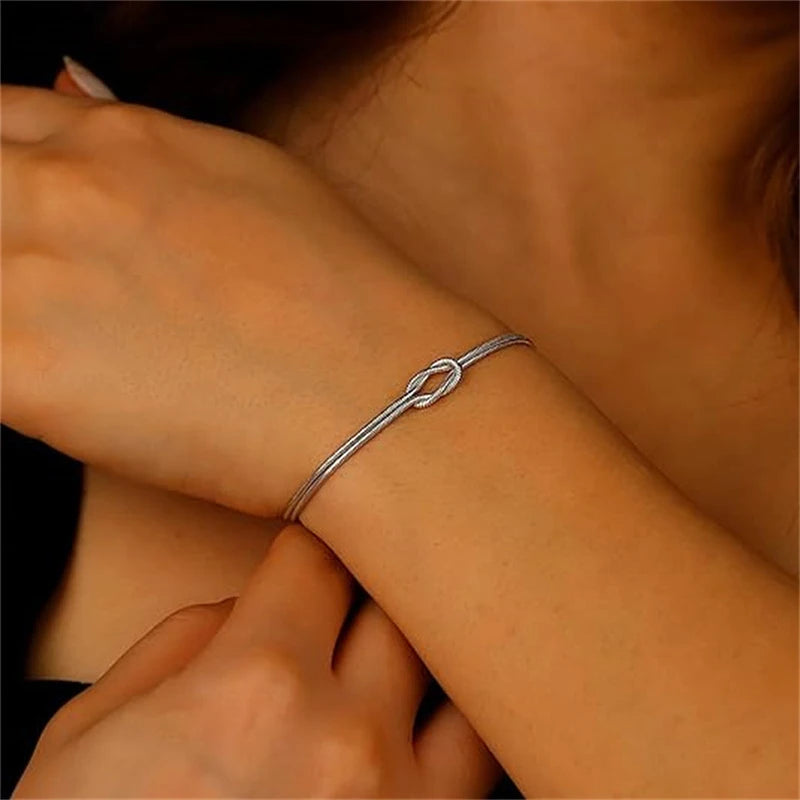 Double Strand Knot Bracelet