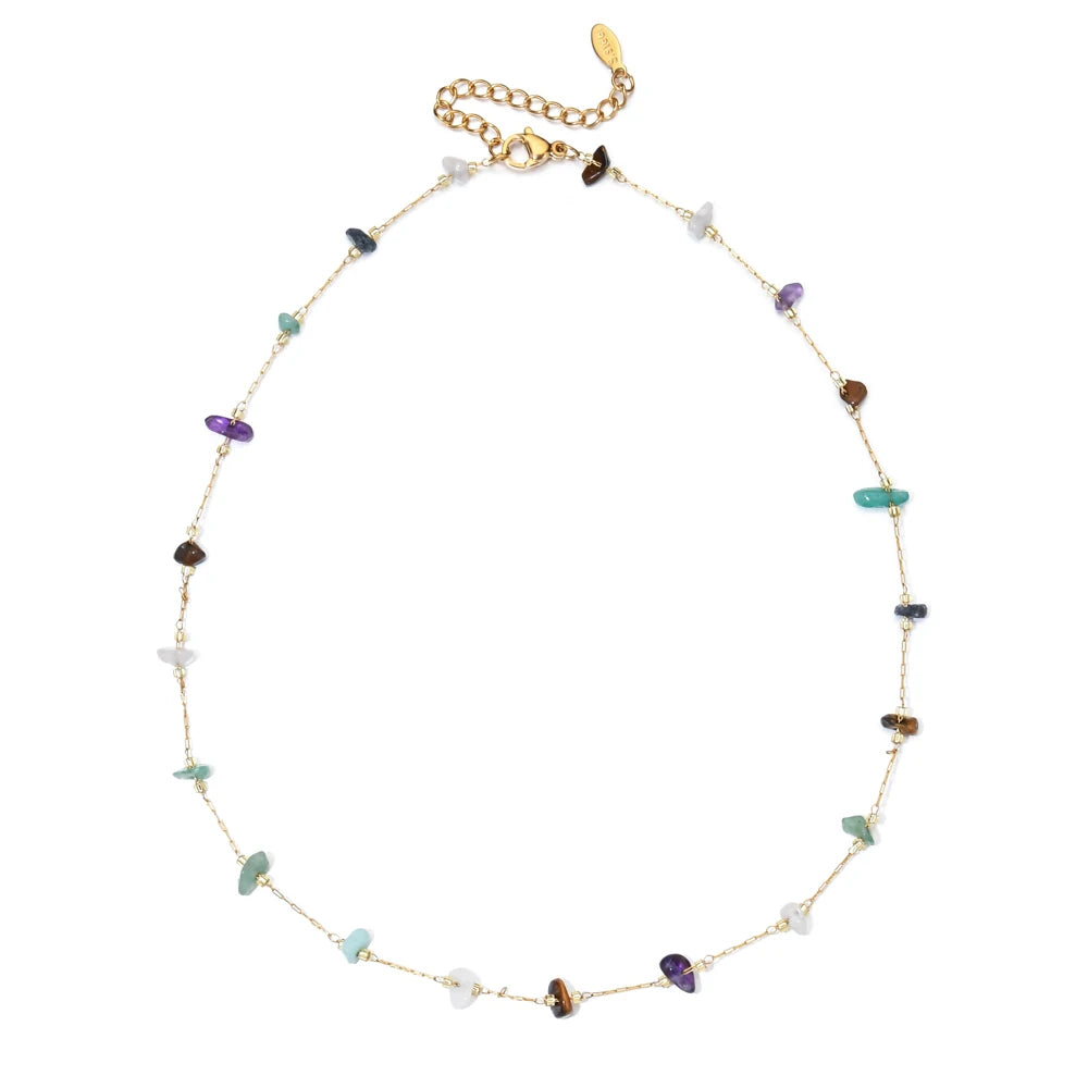 Gemstone necklace