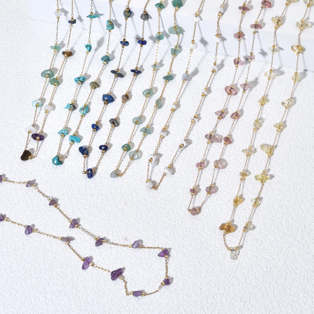 Gemstone necklace