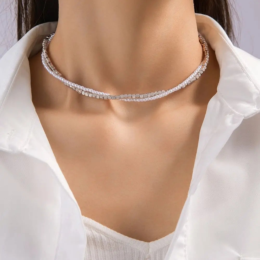 Bead Choker Necklace