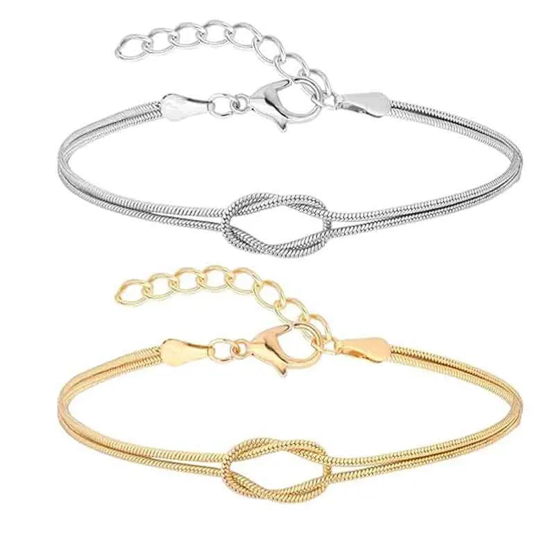Double Strand Knot Bracelet