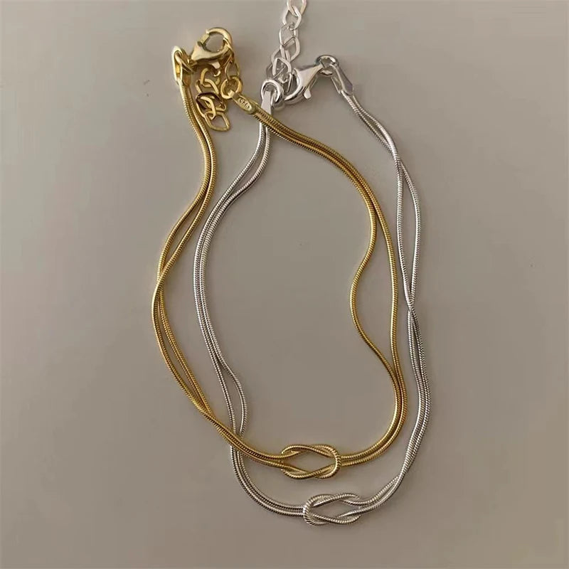 Double Strand Knot Bracelet