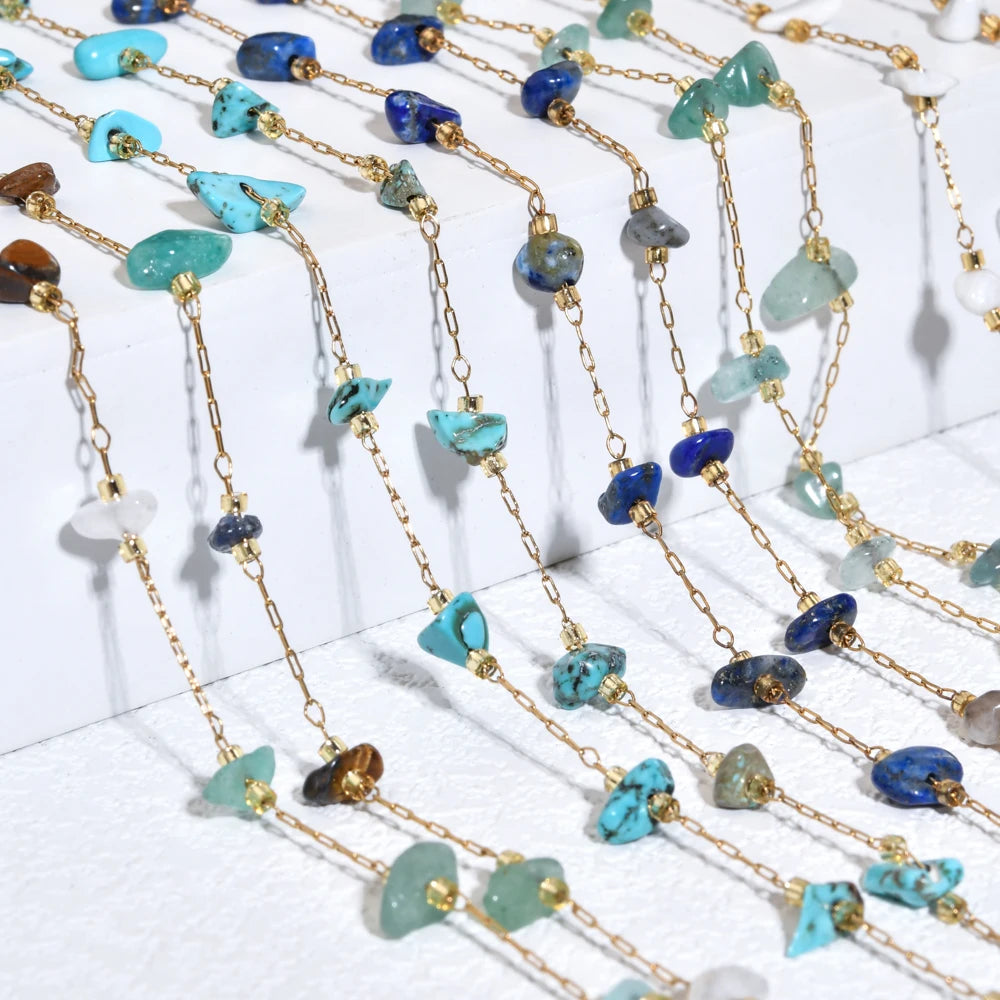 Gemstone necklace