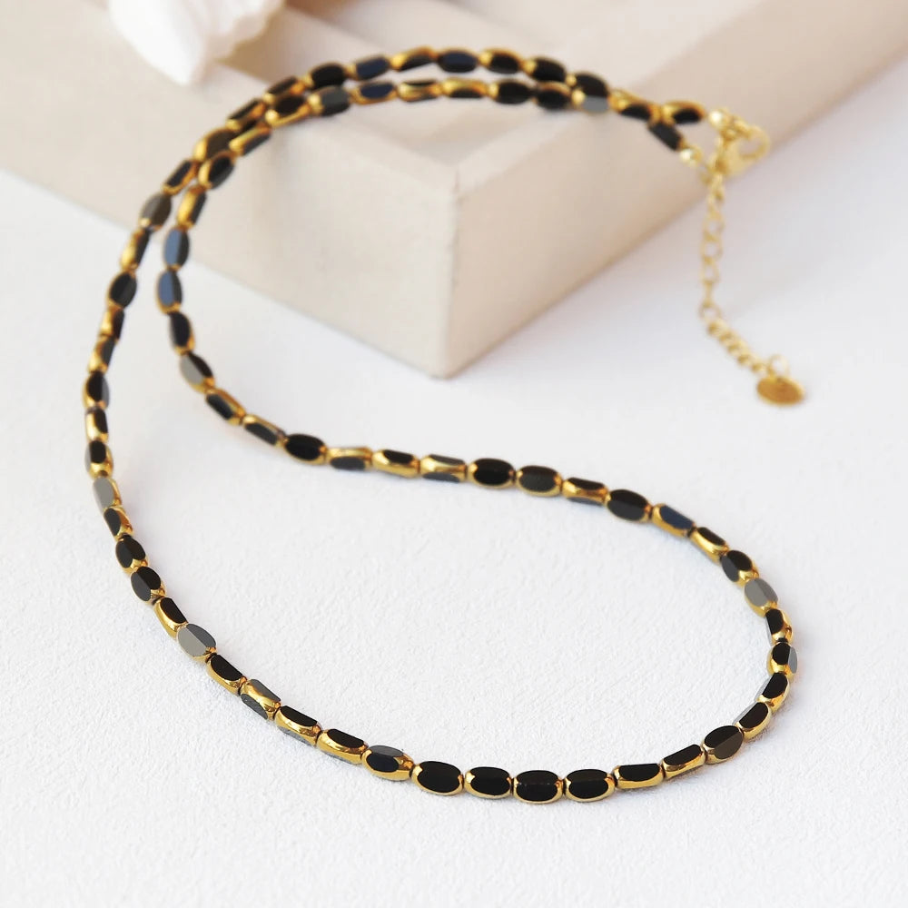 Color Bead Chain Necklace – Multiple Variants