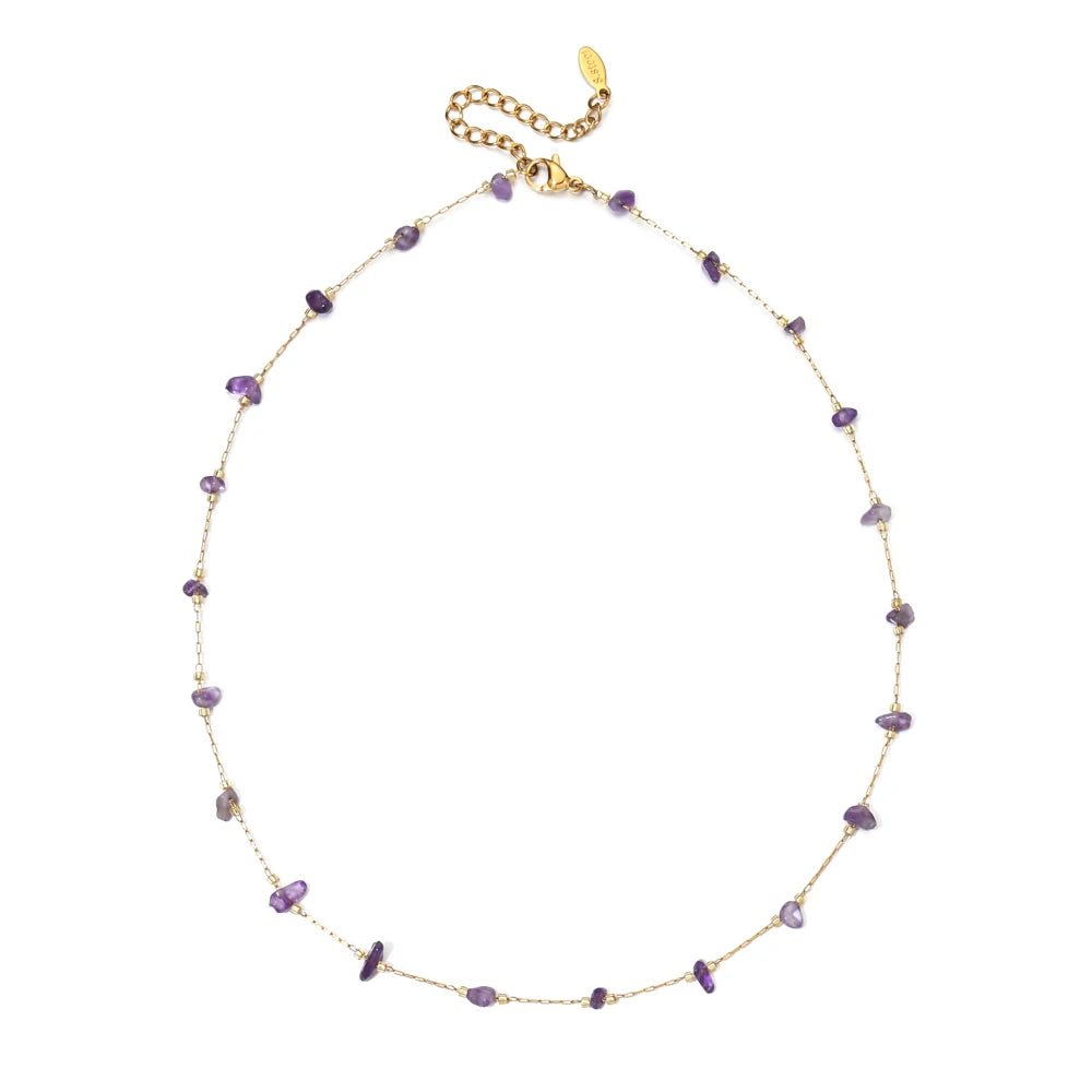 Gemstone necklace