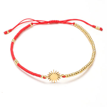 colored Sun Charm Bracelet