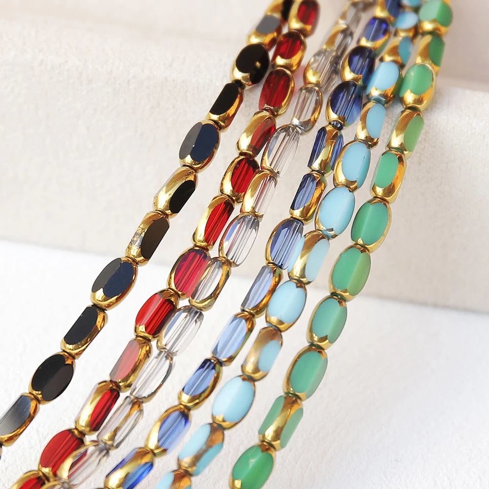 Color Bead Chain Necklace – Multiple Variants