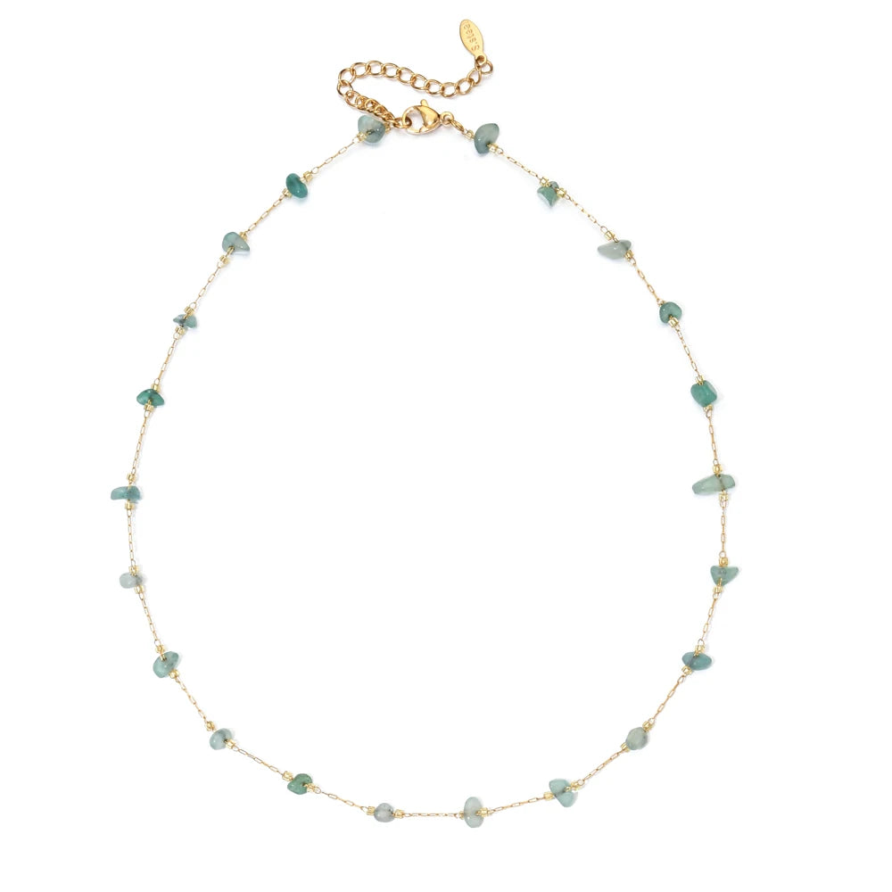 Gemstone necklace